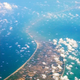 El estrecho de Rama Setu, en el sureste de la India. Imagen: PlaneMad/Wikimedia